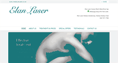 Desktop Screenshot of elanlaser.co.uk